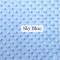 1 Yard Ultra Soft Minky Dot Fleece Plush Fabric 100 Percent Polyester for Crafts 60 Inch Width